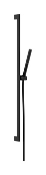 HG Pulsify S Zestaw prysznicowy 100 1jet EcoSmart+ z drążkiem 90 cm, Czarny Matowy