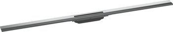 HG RainDrain Flex Element zewnętrzny odpływu liniowego 1200 z możliwością przycięcia, montaż odsunięty od ściany, Chrom