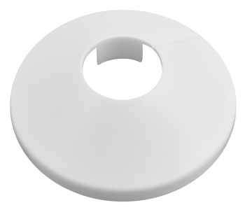 Rozety grzejnikowa pojedyńcze 22 mm, biała kpl. (5 szt.)