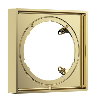 AX ShowerSelect ID Element przedłużający 22 mm, kwadratowy, Złoty Optyczny Polerowany