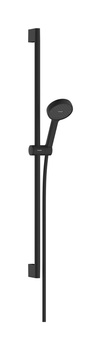 HG Activera S Zestaw prysznicowy 95 1jet EcoSmart z drążkiem 90 cm, Czarny Matowy