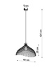 Lampa wisząca UMB czarny
