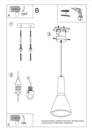 Lampa wisząca EMPOLI