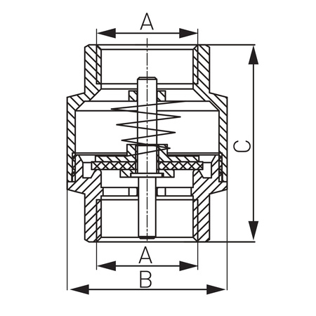 Filtr skośny siatkowy z magnesem, nakrętno-nakrętny, DN32, G1 1/4