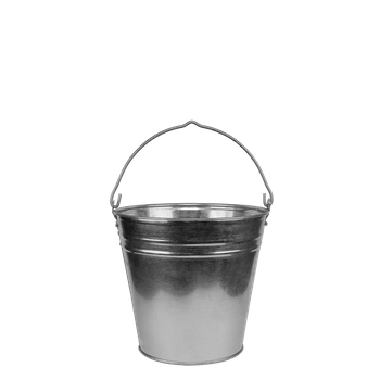 Wiadro ocynkowane 10l