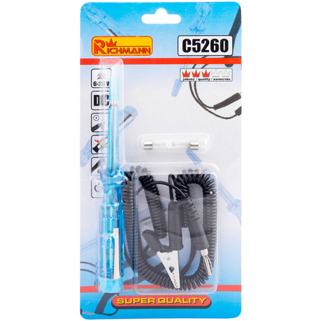 PRÓBNIK NAPIĘCIA SAMOCHODOWY 6-24V