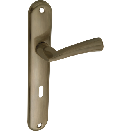 MARIO klamka na szyldzie długim na klucz