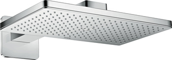 AX ShowerSolutions Głowica prysznicowa 460/300 1jet z ramieniem prysznicowym, rozeta softsquare, Chrom