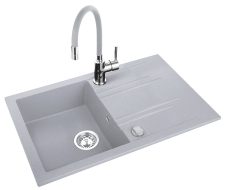 VITTO VERDELINE bateria wannowa, bez zestawu natryskowego, gun metal