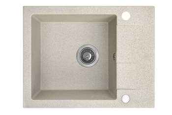 SHIRE zlewozmywak granitowy 1-komorowy z półociekaczem