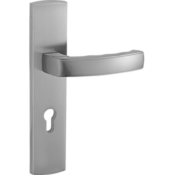 AURIS klamka zewnętrzna na szyldzie długim na wkładkę