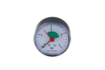 Manometr grzewczy HZ 50, fi50 mm, 0÷4 bar, G1/4", exc, kl. 2,5