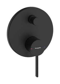 HG Zesis S Jednouchwytowa bateria wannowa, podtynkowa do iBox universal, Czarny Matowy