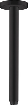 HG Przyłącze sufitowe S 30 cm, Czarny Matowy