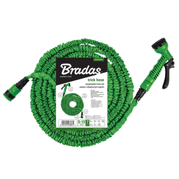 Zestaw ogrodowy TRICK HOSE 15m - 45m (zielony)