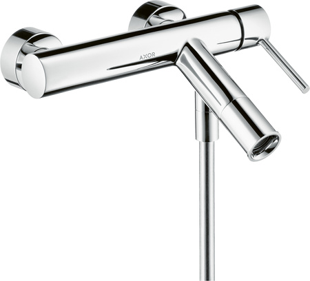 AX Starck Jednouchwytowa bateria wannowa z uchwytem Pin, natynkowa, Chrom