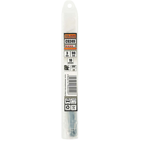 WIERTŁO DO METALU DŁUGIE 3 MM (99 MM) PROFI
