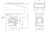 Zawór strefowy 3-drogowy  AZV 643, DN20, G1", Kvs 8 m³/h