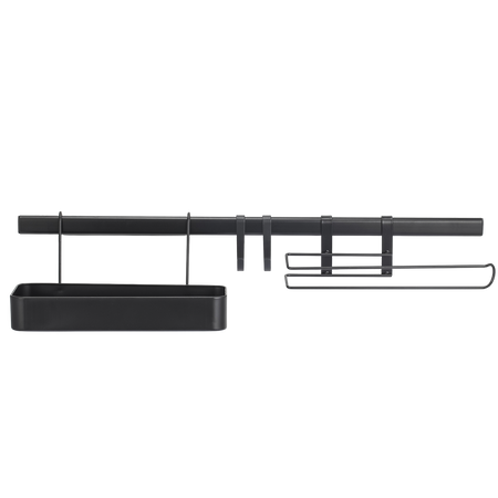 Zestaw półka, reling, uchwyt na ręcznik, 2 haczyki