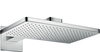 AX ShowerSolutions Głowica prysznicowa 460/300 1 jet z ramieniem prysznicowym, rozeta softsquare, Chrom