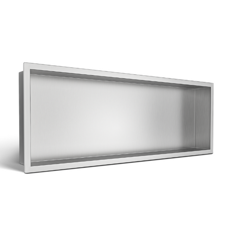 WALL-BOX ONE - Półka wnękowa INOX 90x30x7cm