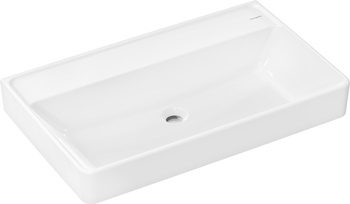 HG Xanuia Q Umywalka wisząca 800/480 bez otworu na baterię, bez przelewu, SmartClean, Biały