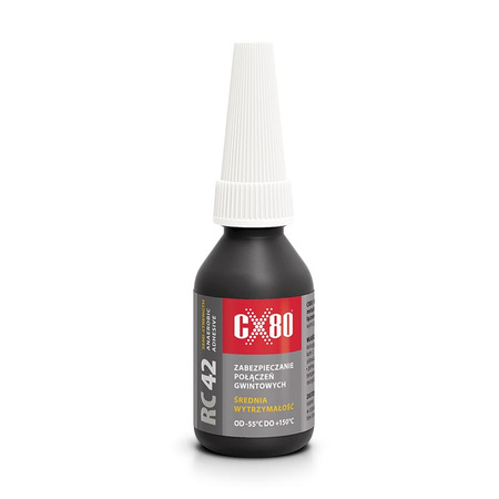 CX80 RC42 10ML – Klej anaerobowy do gwintów, średnia wytrzymałość