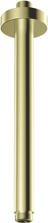Wylewka sufitowa - 250 mm stała złoty szczotkowany Cascada NAC R42K