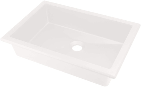 Umywalka granitowa podblatowa/wpuszczana alabaster CQR AU5U
