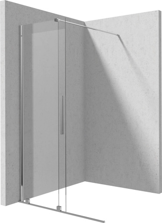Ścianka prysznicowa walk-in 100 cm - przesuwna chrom KTJ 030R