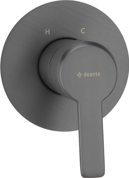 Bateria prysznicowa podtynkowa bez przełącznika natrysku titanium BQA D44L