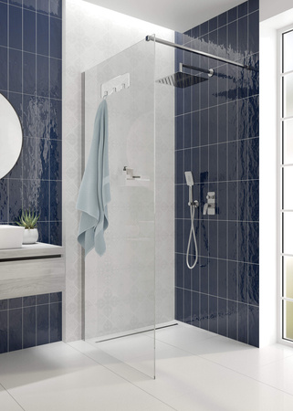 Kabina prysznicowa walk-in 100 cm chrom KQM 030P