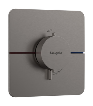 HG ShowerSelect Comfort Q Bateria termostatyczna, podtynkowa, Czarny Chrom Szczotkowany
