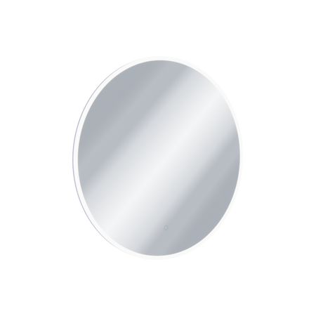 EXCELLENT Lumiro lustro łazienkowe 60 cm okrągłe oświetlenie LED mata grzewcza, rama akrylowa DOEX.LU060.AC