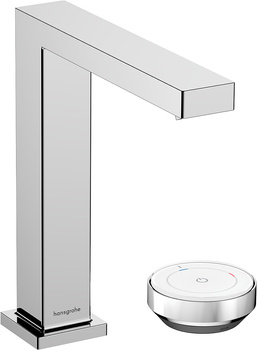 HG Tecturis E 2-otworowa bateria umywalkowa 150 CoolStart Ecosmart+ z niezamykanym kompletem odpływ., Chrom