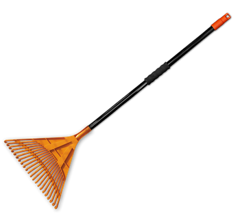 Grabie wachlarzowe, 22 zęby, trzonek metalowy