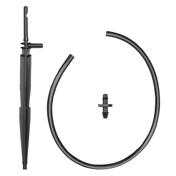 Kroplownik patykowy, prosty z wkłuwką i wężykiem 50cm