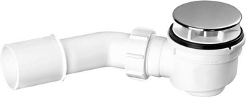 Syfon do brodzika czyszczony od góry chrom NHC 025C