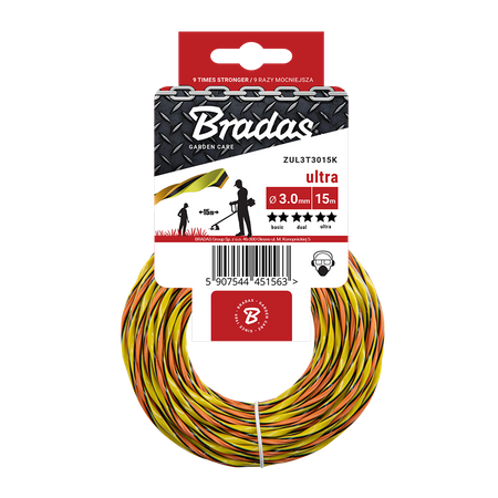 Żyłka ULTRA L3 twist, 3,0x15m / karta