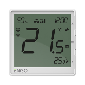 Regulator klimakonwektorów, 230V, biały, Internetowy, podtynkowy , Wi-Fi