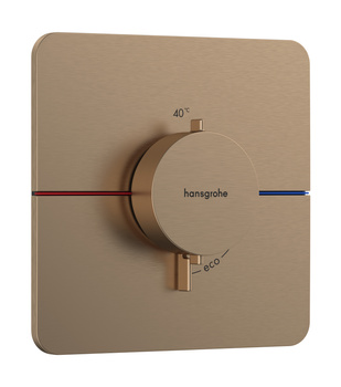 HG ShowerSelect Comfort Q Bateria termostatyczna, podtynkowa, Brąz Szczotkowany
