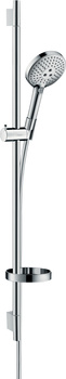 HG Raindance Select S Zestaw prysznicowy 120 3jet z drążkiem 90 cm i mydelniczką, Chrom
