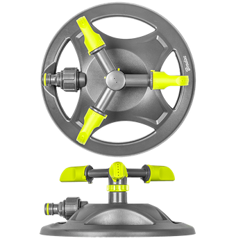 LIME LINE  Zraszacz obrotowy 3-ramienny na podstawie