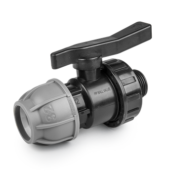 PN10 zawó r do rur PE 20mm / GZ1/2"