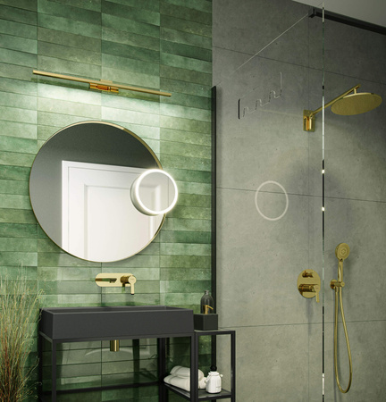 Kabina prysznicowa walk-in 100 cm nero KQM N30P