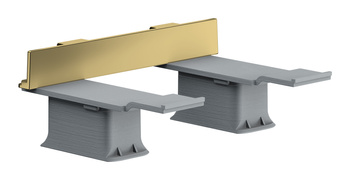 AX Universal Softsquare Zestaw adapterów, Złoty Optyczny Polerowany