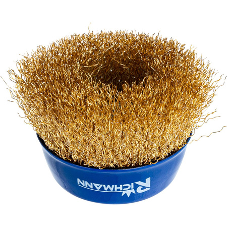 SZCZOTKA DO SZLIF. DOCZOŁOWA 75 MM MOSIĄDZOWANA