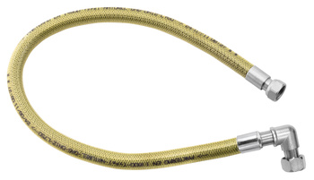 Wąż przyłączeniowy do gazu GW-GW 1-2" kolanko, 0,5 m PVC