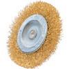 SZCZOTKA DO WIERT. TARCZOWA 75 MM MOSIĄDZOWANA