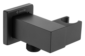 Przyłącze kątowe kwadratowe z uchwytem na słuchawkę nero NAC N58K